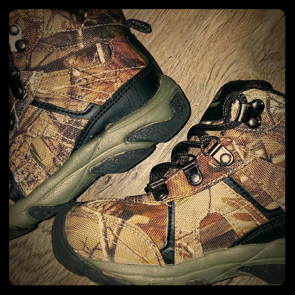 Boys RealTree Camo Boots